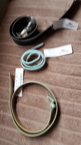 Lacoste womens belts new - lacoste, belts,new.