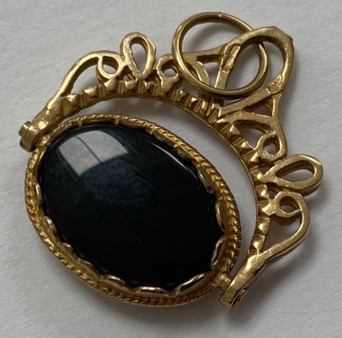 Small 9ct gold double sided - 9ct,