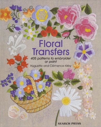 Floral transfers 405 patterns - transfers:,
