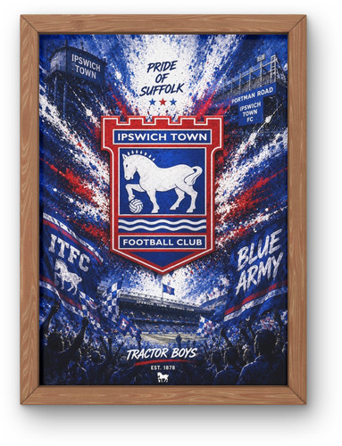 Ipswich town poster - town, fc