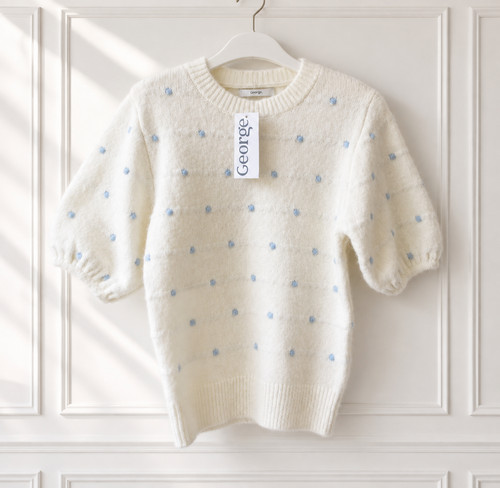 George asda cream polka dot - cream,