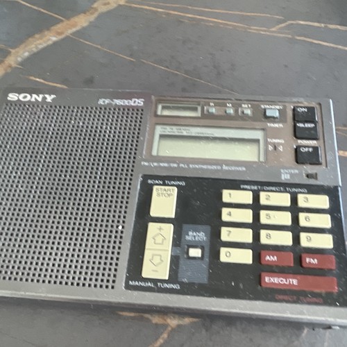Sony icf 7600ds portable radio - portable,