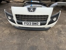 2013 PEUGEOT 3008 FRONT BUMPER + GRILLE + FOG LAMPS IN WHITE