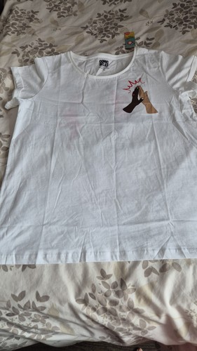 Unisex shirt cokour white - t,