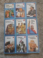 Vintage Ladybird Series 561 Historical Figures 9 books Kings & Queens Greece E