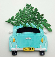 Christmas Car Tree Metal