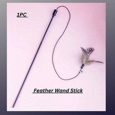Cat kitten feather wand stick - wand,