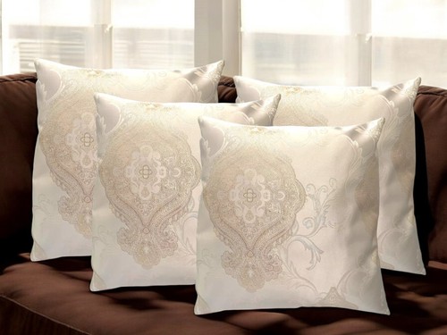 Set cushion covers cream - set,