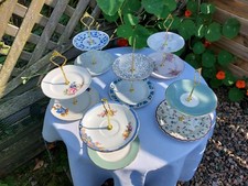 Cake stand- mini 2 tier. Hand