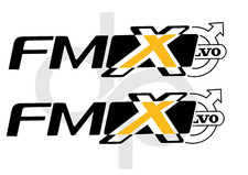 VOLVO FMX X2 STICKERS WINDOW VOLVO TIPPER QUARRY TRUCK HAULAGE TRUCKING VINYL