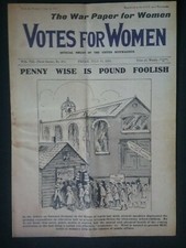 SUFFRAGETTE  NEWSPAPER , COPY