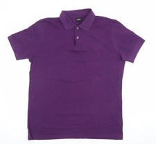 Hugo Boss Men's Purple Polo