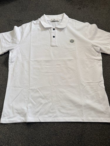 Stone island white tshirt xxl - white,