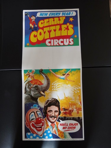 Gerry cottle circus poster - gerry,