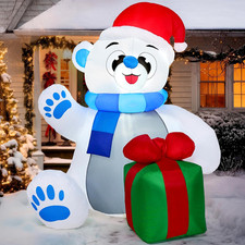 4FT Christmas Inflatables Cute