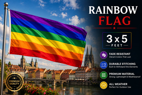 Gay pride rainbow flag - gay,