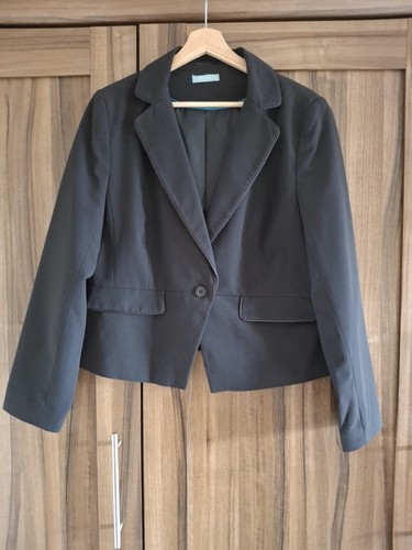 Petite uk18 black tailored - tu,
