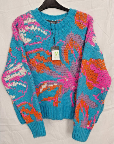 Ladies multicoloured jumper - multicoloured,