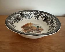 Royal Worcester Palissy Game Series - Open Round Serving Bowl - MALLARD DUCK