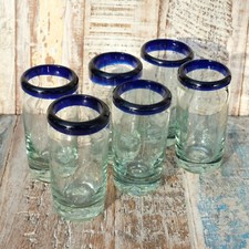 Recycled Mexican Glass Blue