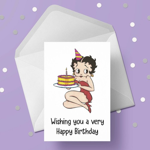 Betty boop cake birthday - cake,
