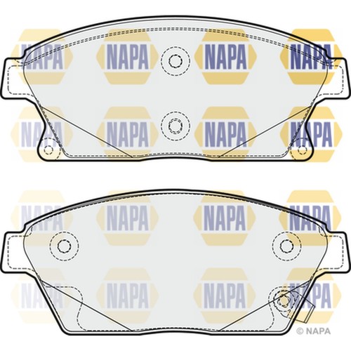 Brake pads set for - pads, opel