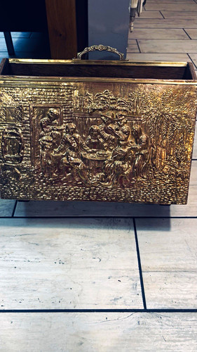 Antique gold metal - antique, wood