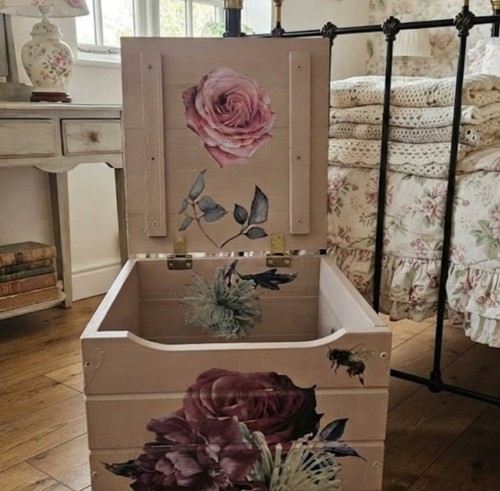 Rustic shabby chic rose - rustic,