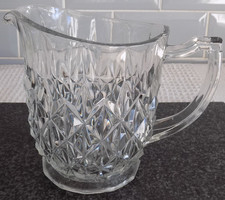 Vintage Heavy Cut Glass Water