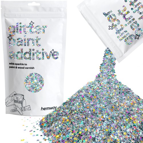 Glitter for paint - for, wall