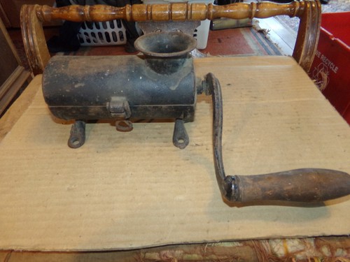 Hand crank antique cast - cast, iron