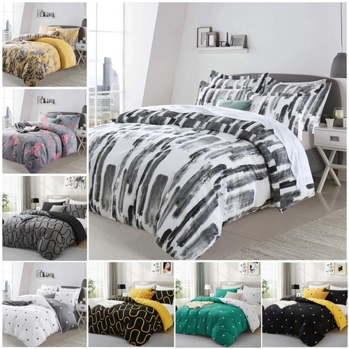 Reversible printed duvet quilt - printed,