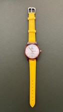 New leather strap + New battery: Orla Kiely Watch w/ Classic Stem Pattern!