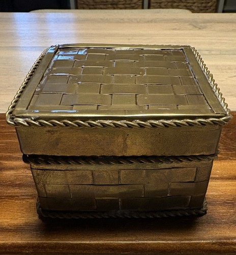 Vintage woven brass - vintage,