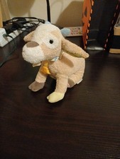 HTF 8” Sterntaler Germany Stuffed Animal Plush musical Goat Rare