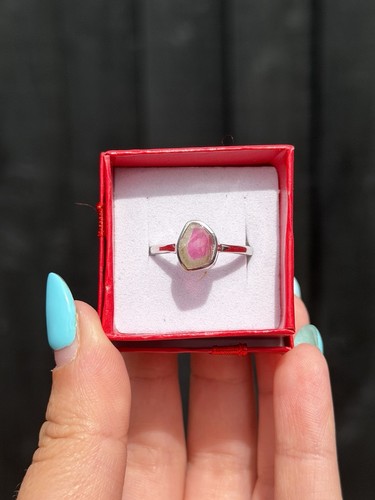Watermelon tourmaline s925 - tourmaline,