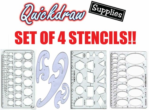 Set stencil templates - set,