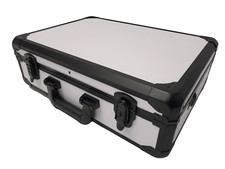Aluminium briefcase with foam - aluminium,