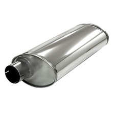 Jetex Exhaust Silencer Box 3" / 76mm Bore 220W x 140H x 500L mm Case Stainless