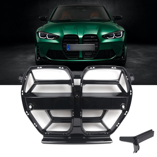 Gloss black front bumper - bumper, grill