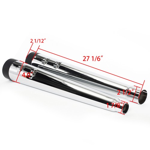 Slip mufflers dual - slip-on,
