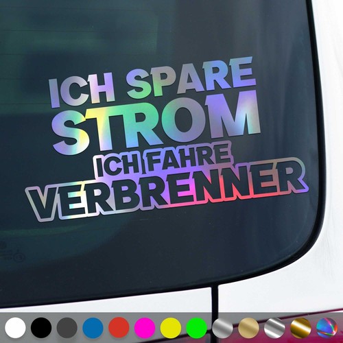 Save power sticker - i,