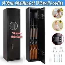 6 Gun Cabinet Safe Rifle