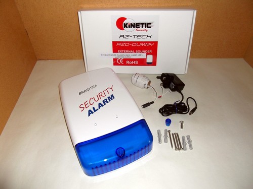 Dummy burglar alarm - alarm, box