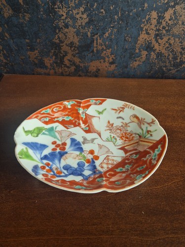 Antique japanese imari dish - imari,