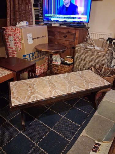 Vintage heavy tile - vintage, topped