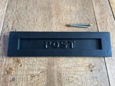 Cast Iron Letter / Post Box / mailbox - Black Antique Style