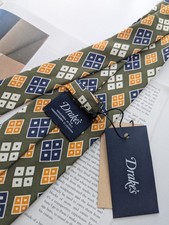 New Drakes Geometric Print