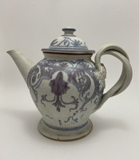 Martin Homer Studio Pottery Stoneware Teapot With Twist Handle