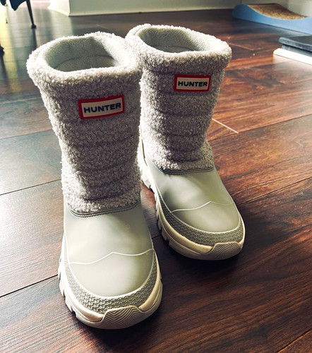 Hunter grey mid - mid-calf, snow